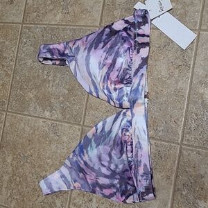 Patterned Swim Top